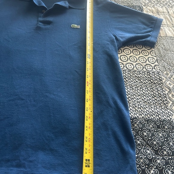 Almost NEW!!!Lacoste Men's Polo Shirt - Royal Blue, size M - Picture 5 of 7